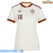 Camisa de time de futebol Espanha Rodri Hernandez #16 Replicas 2º Equipamento Feminina Mundo 2026 Manga Curta